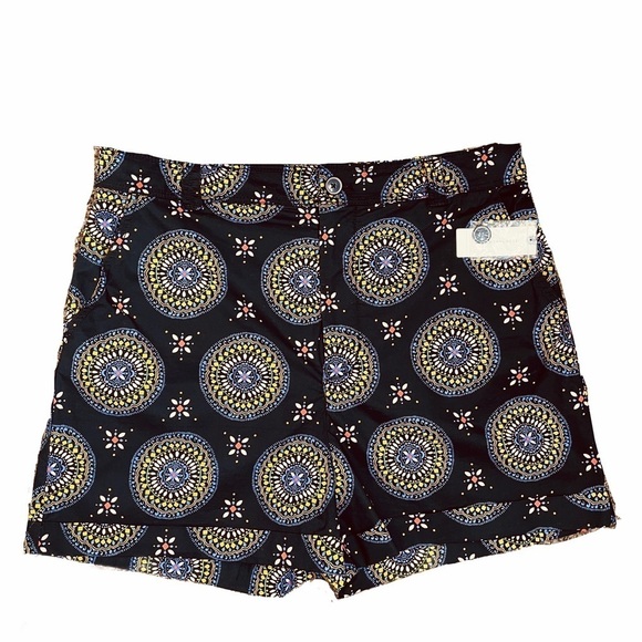 Anthropologie Maeve Abstract City Shorts 12 - Picture 4 of 12